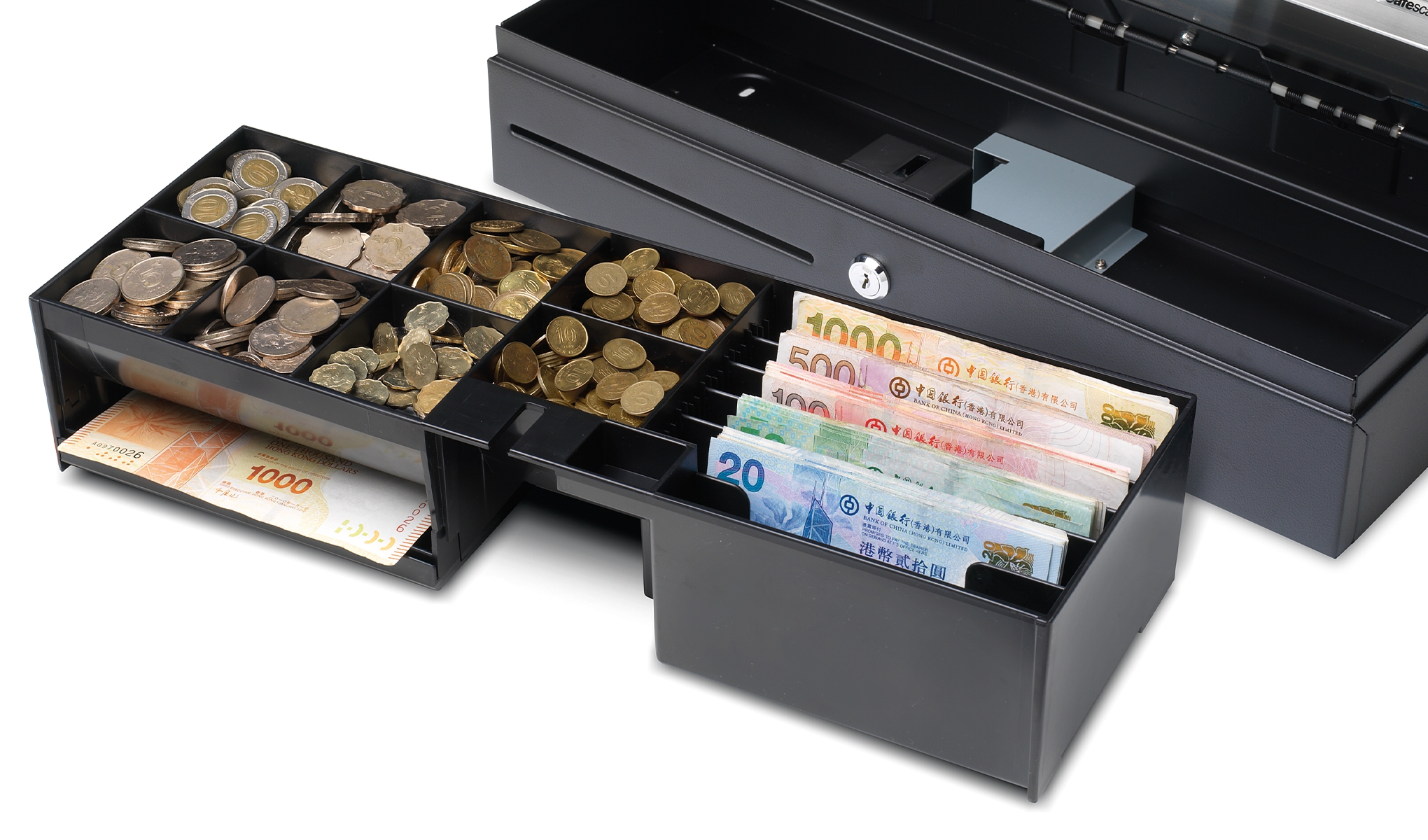 Safescan SD-4617S - Flip Top Cash Drawer - 46x17cm